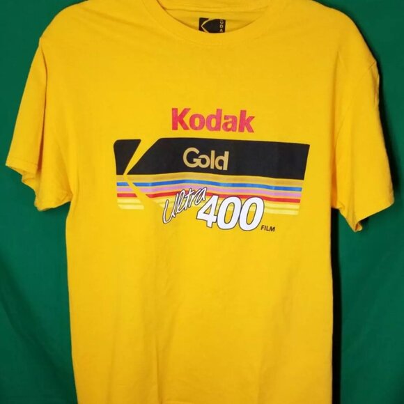 2020 Kodak Gold Ultra 400 Film Men's Size:M Graphic Print T-Shirt Color: Yellow - Picture 1 of 4